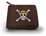 One Piece Geldbörse Man Zip Skull