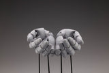 Takahiro Kagami PVC Artist Support Item 1/1 Hand Model/L -Gray- 21 cm