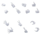 Megalomaria Unlimited Universe Model Kit Zubehör-Set Ex Hand Unit Female Type A WHITE Ver.