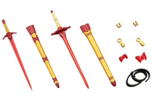 Kotobukiya M.S.G. Model Kit Zubehör-Set Virtuous Style 09 Sword Set A Flamerite Ver.