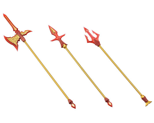 Kotobukiya M.S.G. Model Kit Zubehör-Set Virtuous Style 11 Pole Weapon Set Flamerite Ver.
