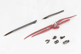 Kotobukiya M.S.G. Zubehör-Set für Plastic Model Kits Virtuous Style 15 Silhouette Sword Deep Red Ver. 14 cm