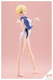 Sousaishojoteien Plastic Model Kit 1/10 Rui Saotome Touou High School Competitive Swimsuit Dreaming Style White Dolphin 16 cm