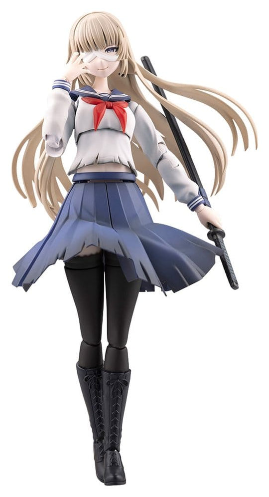 Sousai Shojo Teien Plastic Model Kit 1/10 Kuon Yakushiji Maria Kagaribi Damage Ver. School Girl Emulation 16 cm