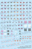 Megami Device Plastic Model Kit 1/1 M.S.G Puni Mofu Long Eye Decal Set
