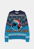 Sesame Street Christmas Pullover Cookie Monster Größe S