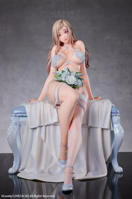Original Illustration PVC Statue 1/4 Marry me Illustrated by LOVECACAO Bonus Inclusive Limited Edition 31 cm