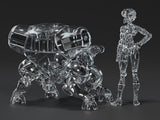 Ghost in the Shell PLAMAX minimum factory Plastic Model Kit Motoko Kusanagi mit Fuchikoma: Thermoptic Camouflage Ver. 8 cm