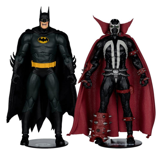DC Multiverse McFarlane Collector Edition Actionfiguren 2er-Pack Batman & Spawn (Gold Label) 18 cm