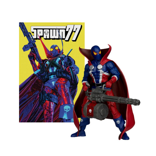 Spawn Page Punchers Actionfigur Spawn 1977 Red and Blue (Chase) Red Platinum Edition 18 cm