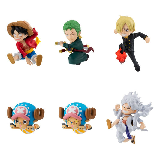 One Piece Tobimasu Sammelfiguren 5 cm Blind Box Sortiment (6)
