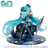 Mobile Suit Gundam x Hatsune Miku Lucrea PVC Statue Hatsune Miku x OO Gundam 45th Anniversary 17 cm