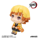 Demon Slayer: Kimetsu no Yaiba Look Up PVC Figuren 2er-Pack Zenitsu Agatsuma Grumpy Ver. & Kaigaku 11 cm (with gift)