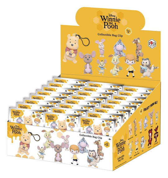 Winnie the Pooh 100th Anniversary 3D PVC-Taschenanhänger Serie 78 Blind Bag Display (24) (Flocked)