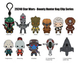 Star Wars Most Wanted Bounty Hunters 3D PVC-Taschenanhänger Serie 1 Display (24)