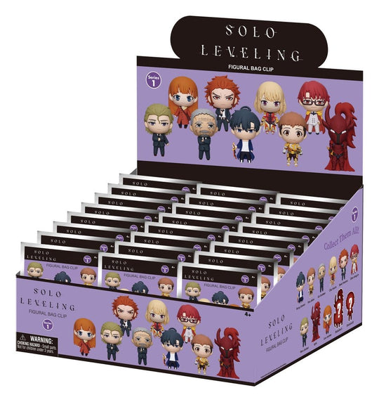 Solo Leveling 3D PVC-Taschenanhänger Serie 1 Blind Bag Display (24)