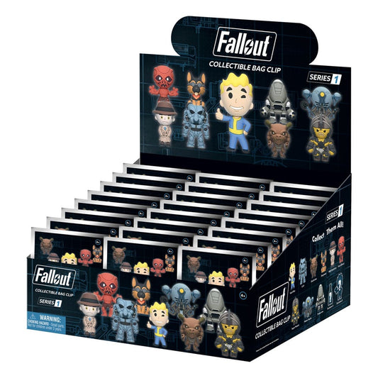 Fallout 3D PVC-Taschenanhänger Serie 1 Display  (24)
