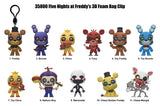 Five Nights at Freddy's 3D PVC-Taschenanhänger Serie 1 Display (24)