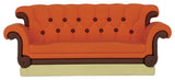 Friends 3D Schaumstoff-Magnet Couch