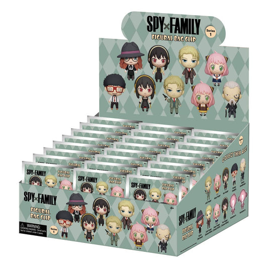 Spy x Family 3D PVC-Taschenanhänger Serie 1 Display  (24)