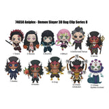 Demon Slayer Season 3 3D PVC-Taschenanhänger Serie 8 Display  (24)