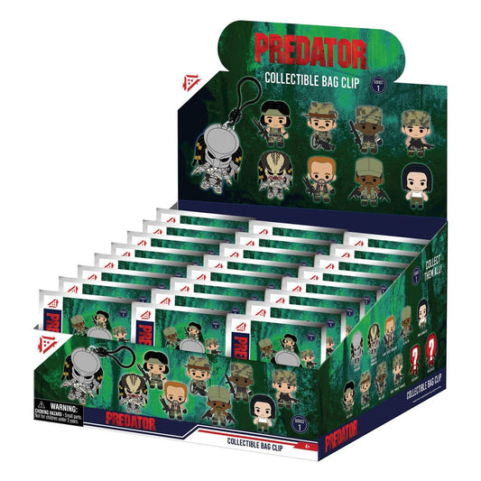 Predators 3D PVC-Taschenanhänger Serie 1 Display  (24)