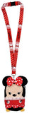 Disney Luxus-Schlüsselband mit Kartenhalter Minnie Mouse Ver. Rot