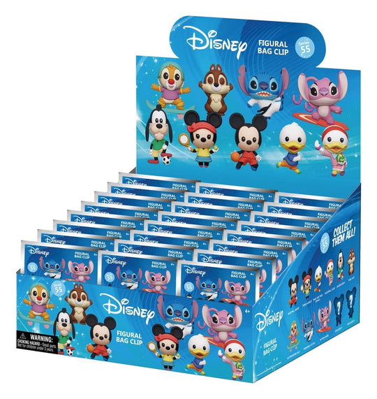 Disney Sports 3D PVC-Taschenanhänger Serie 55 Blind Bag Display (24)