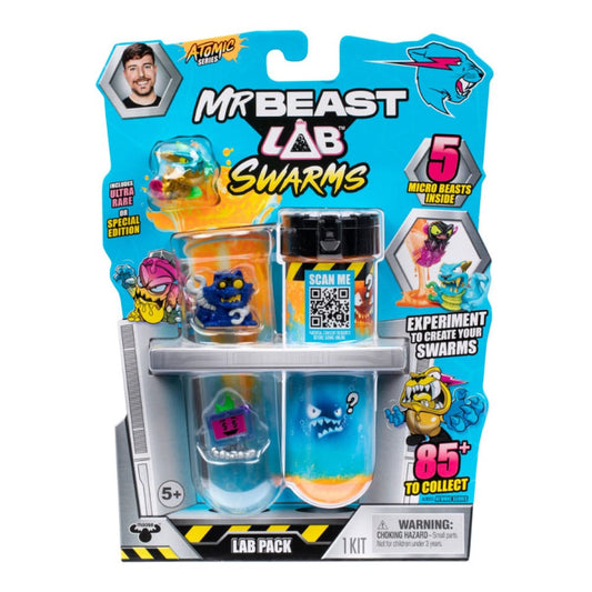 Mr. Beast Lab Swarms Series 2 Minifiguren 5er-Pack Atomic Series 2,5 cm