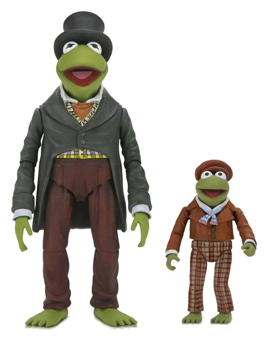 Die Muppets Weihnachtsgeschichte Ultimate Actionfiguren 2er-Pack Kermit as Bob Cratchit & Robin as Tiny Tim 18 cm
