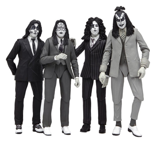 KISS Actionfiguren 4er-Pack Dressed to Kill Album Cover 18 cm