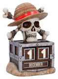 One Piece Ewiger Kalender Luffy Jolly Roger 16 cm