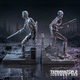Terminator 2 Buchstützen T-1000 vs T-800 19 cm