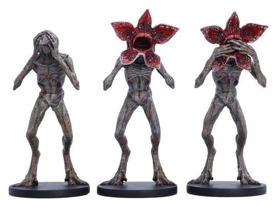 Stranger Things Figur Three Wise Demogorgons 16 cm