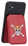 One Piece Kartenhalter Luffy Jolly Roger (Red) 10 cm