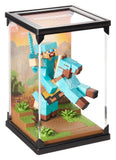 Minecraft Figur Diorama Diamond Armor Steve und Pferd 18 cm