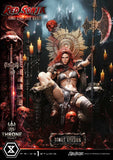 Red Sonja Throne Legacy Collection Statue 1/3 Red Sonja: Long Live the Queen Bonus Version 77 cm