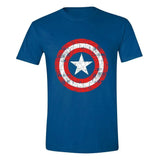 Marvel T-Shirt Captain America Cracked Shield
