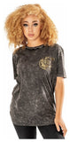 Harry Potter T-Shirt Slytherin Acid Wash Größe S