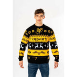 Harry Potter Christmas Pullover Deluxe Hogwarts Knitted Größe M