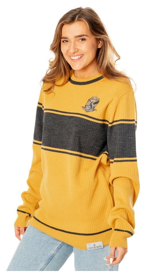 Harry Potter Kids Sweater Hufflepuff Varsity Größe XXL