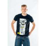 Batman T-Shirt Comic Acid Wash Größe L