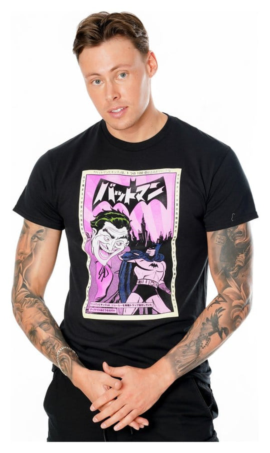 Batman T-Shirt Joker Anime Poster Größe XL