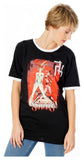 Gotham City Sirens T-Shirt Crossword Black Ringer Größe XXL