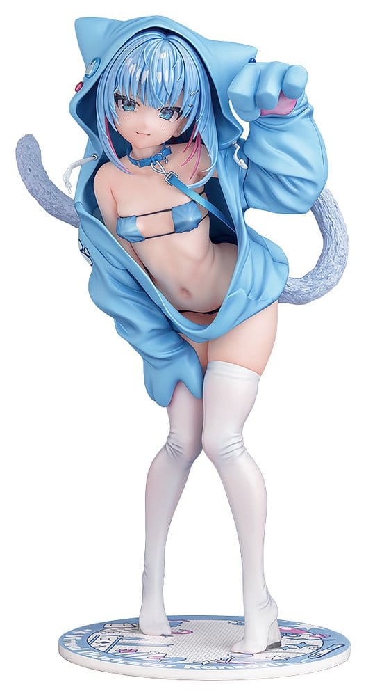 Virtual illustrator Kanzarin PVC Figur 1/6 kanzarin-chan: Cat-Eared Hoodie Ver. 26 cm