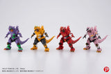 Godzilla x Evangelion Hyper Modeling Series PVC Statuen 4er-Pack Mechagodzilla Kiryu Eva colour Ver. 9 cm