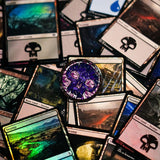Magic: The Gathering Ansteck-Pins  Blind Box Mystery Stained Glass Lands Sortiment (10)