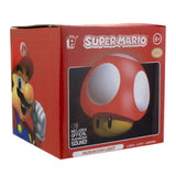 Super Mario Lampe mit Soundfunktion Power-Up Pilz 12 cm