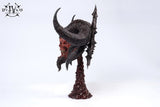 Diablo IV Art Mask Replik 1/2 Scale Mephisto 43 cm