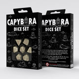 Capybara 7er-Würfelset Sleepie